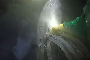 蚌埠消防水池堵漏现场
